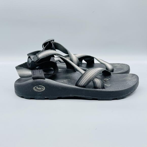 Chaco Sandals Mens 11 Black Gray Adjustable Strap Sport Hiking Outdoor Shoes main image 7